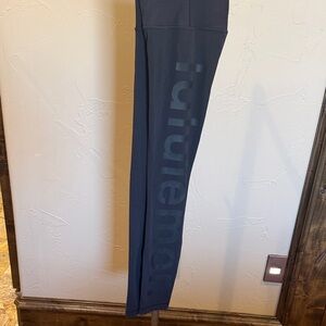 lululemon athletica Black Leggings with Subtle Logo